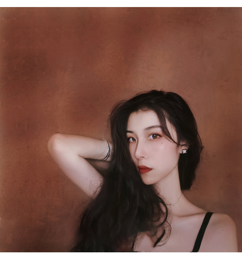 Women's accessories Diamond set simple temperament design sense trend earrings earrings_voghion.com