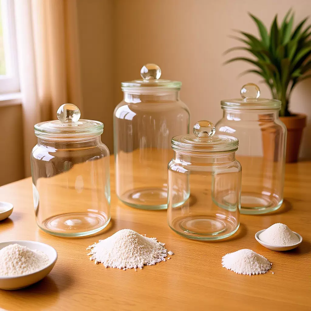 食品级玻璃密封瓶，储物罐，加厚玻璃瓶，防虫防潮，食品分装