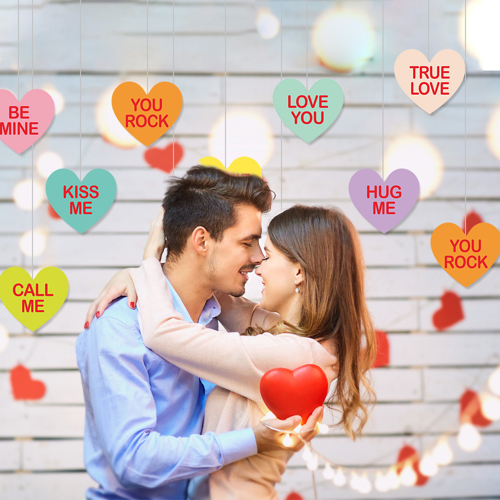 2024 transfronteriza Día de San Valentín amor colgante boda aniversario decoración del partido suministros adornos