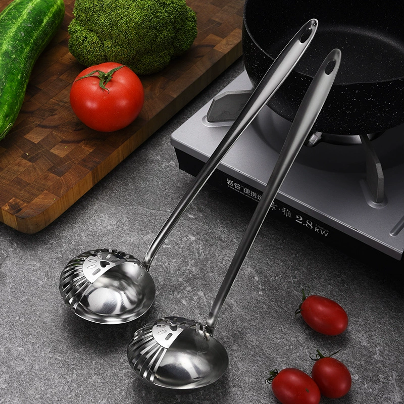 Многоцелевой горячий горшок из нержавеющей стали, ложка для супа, дуршлаг, встроенная ложка, Кулинария, ресторан, остатки супа, перец, ложка, ложка