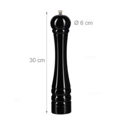 12inch ブナ材手動ペッパーミル粗塩グラインダーキッチンレストラン用品挽きたての黒コショウ