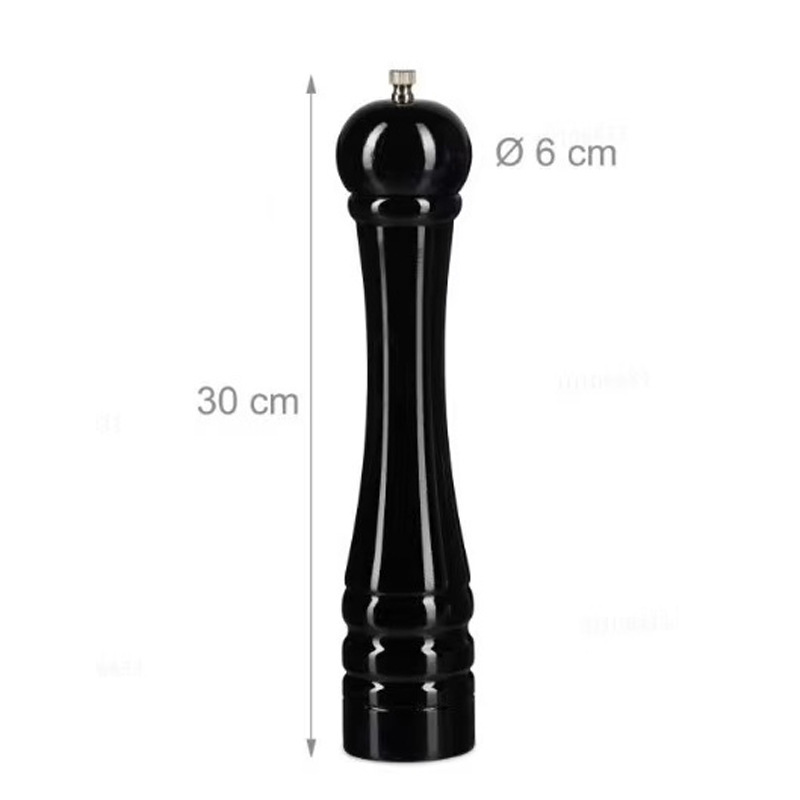 12inch ブナ材手動ペッパーミル粗塩グラインダーキッチンレストラン用品挽きたての黒コショウ|undefined