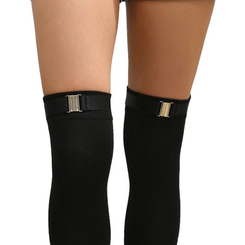  Japanese and Korean New Women's Slip Resistant Plus Size Elastic Black Leg Ring European and American Boots Garter Belt