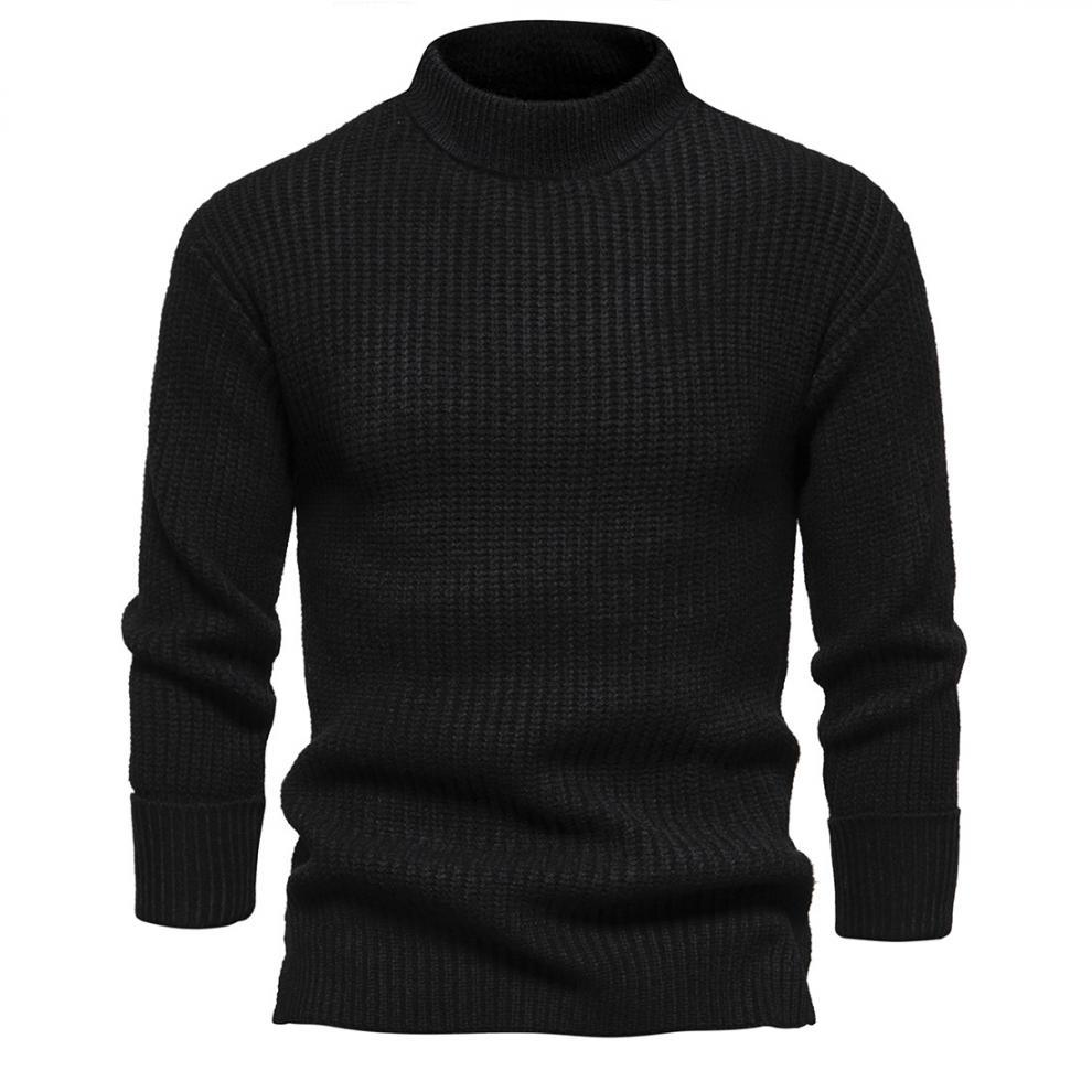Pull tricoté pour hommes, pull à la mode et chaud, pull slim, pull de base, nouvelle collection automne et hiver_voghion.com