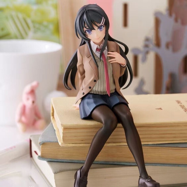 Young Pig-Headed Boy Sakurajima Mai Instant Noodle Press Figure Birthday Gift Computer Case Ornaments