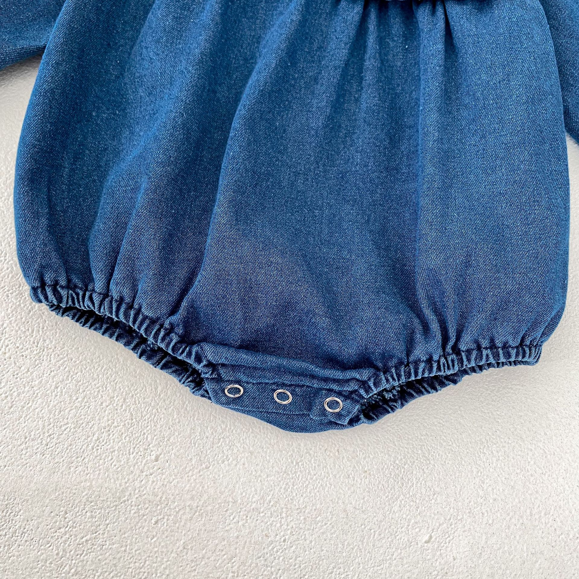 Jesenske kavbojke za dojenčke Ins2024, sestre, ljubke, nosijo velike reverje in krilo_voghion.com