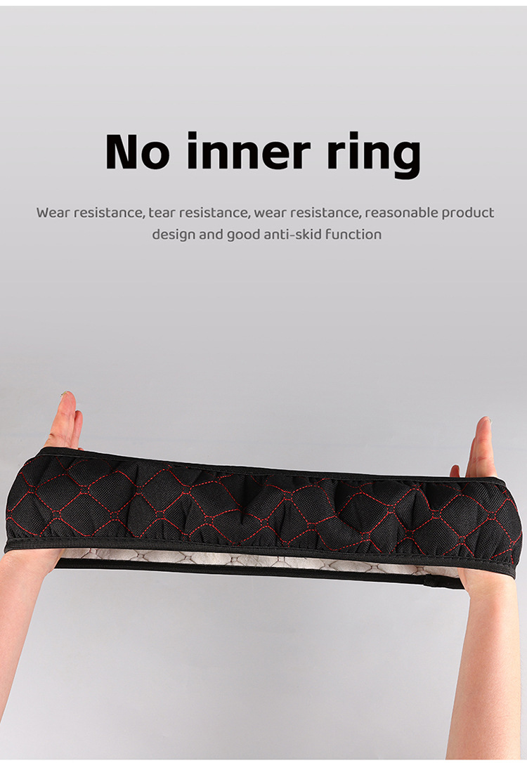 Cross-Border Popular Car Seat Cushion, Universal for All Seasons, Tie-Free Anti-Slip Three-Piece Set, Five-Seat Linen Seat Cushion, Drop Shipping