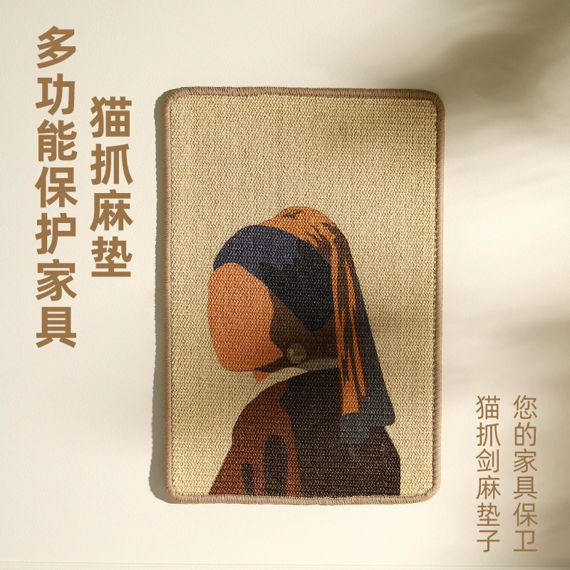 Меньшинный коврик для кошачьих царапины