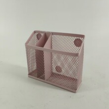 跨境热卖金属简约铁艺笔筒磁挂收纳笔筒小物品存放置物篮