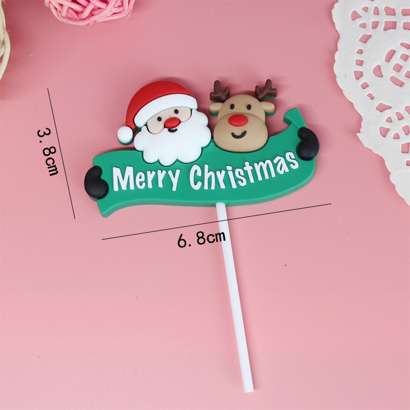 10g Weight Cake Decorating Supplies Event & Party Supplies 1 Piece Quantity Party Occasion Plastic Material Christmas Festival Christmas Tree, Santa Claus, Christmas Socks Pattern Handmade Craft Christmas Christmas Tree Santa Claus Christmas Socks Plastic Party Cake Decorating Supplies 8