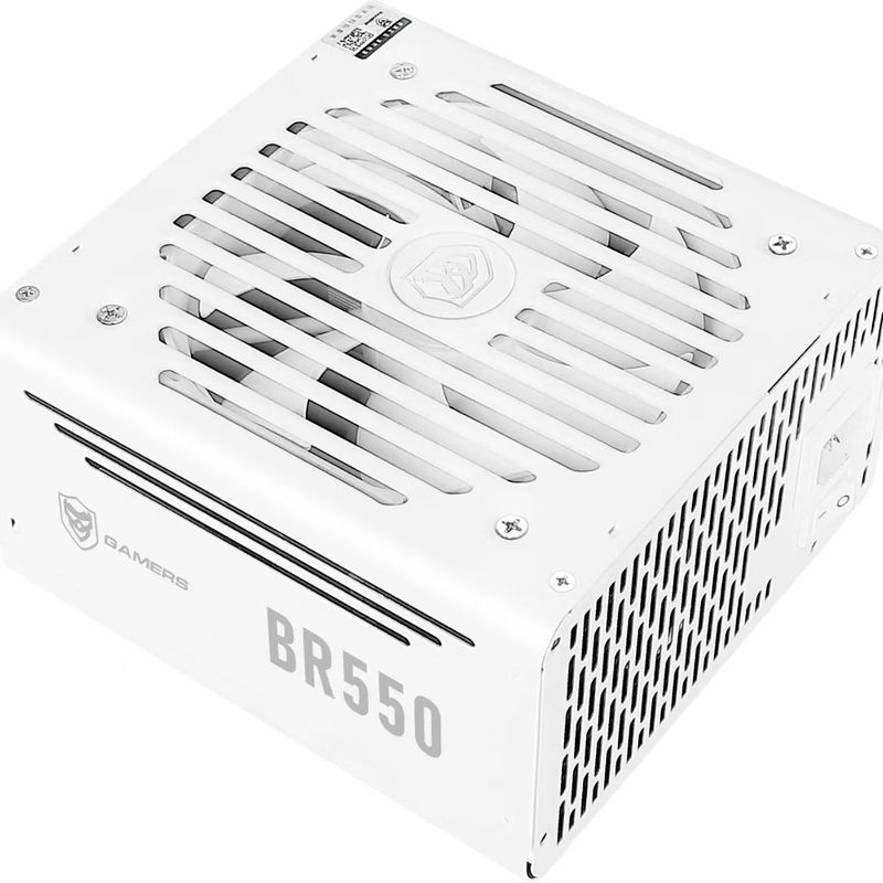 ゲーマー アイスブレード BR650 定格 600W デスクトップ コンピューター ホスト電源 ホワイト ATX サイレント電源|undefined