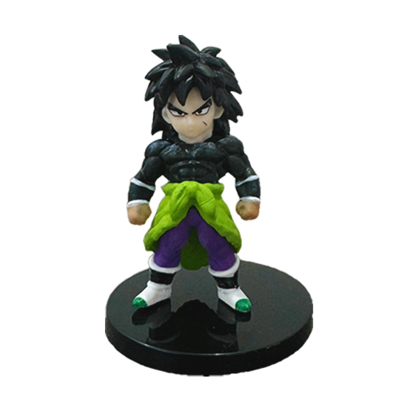 (2개) 드래곤 볼 손으로 만든 7 Q 버전 어린 시절 원숭이 왕 TORNX VEGETA SAIYAN 모델 장난감 장식품