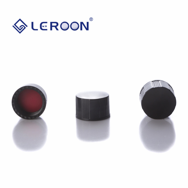 4mL进样瓶组合盖垫 样品密封盖垫 保存瓶四氟垫实心盖LR-GD1303