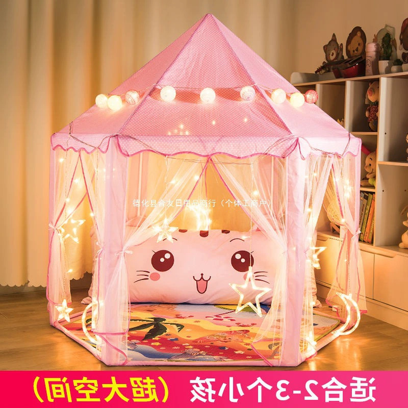 Детская палатка для игр в помещении, складной домашний домик принцессы для девочек, маленький домик для сна, детский замок, игрушечный дом