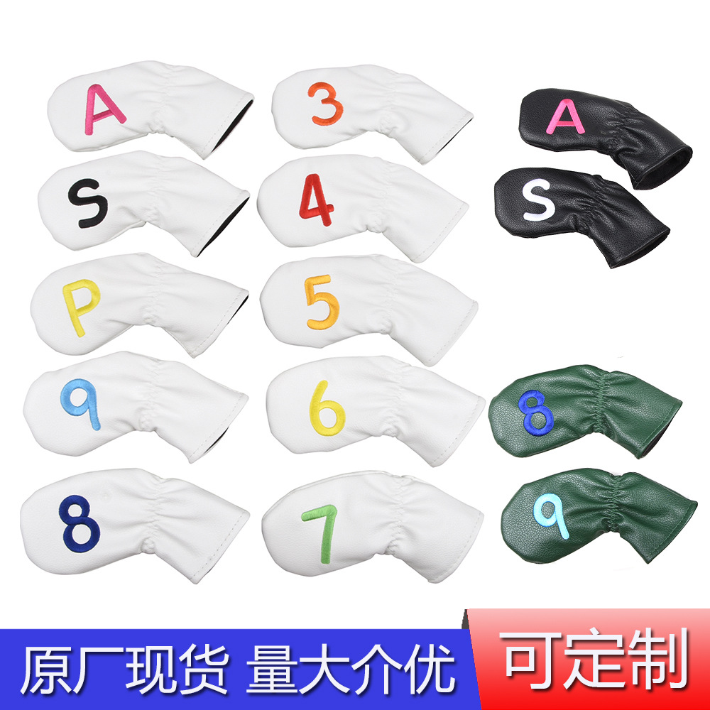 Cubierta del Club de Golf cubierta del Club de hierro cubierta de la cubierta protectora del club cubierta del Club de arena de golf suministros de golf