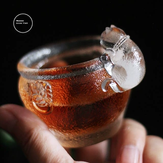 故宫猫琉璃杯 主人杯女高端茶杯个人高颜值手工品茗杯文创杯子