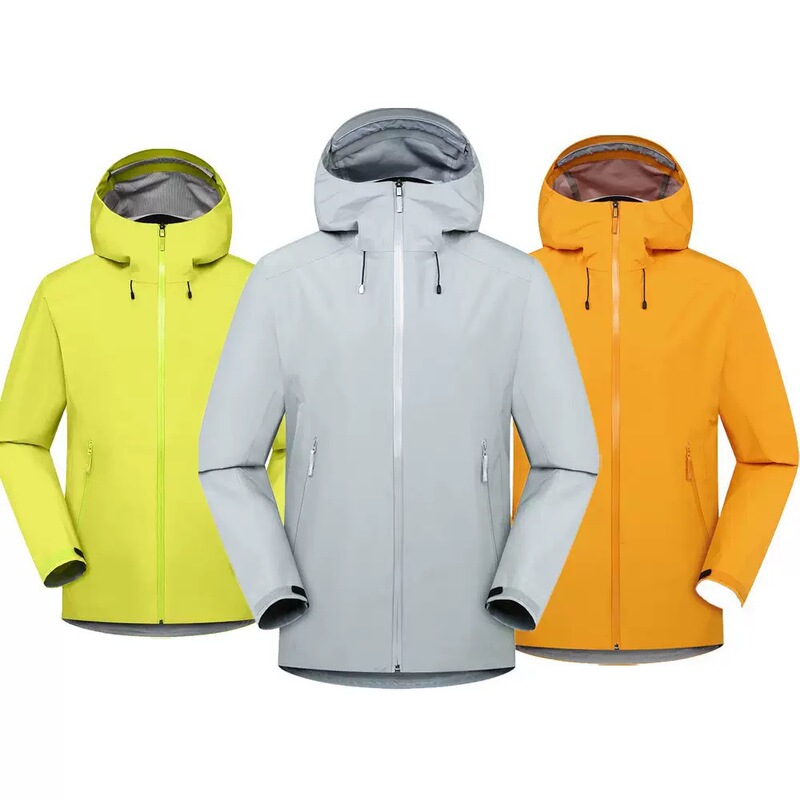 Spring and Autumn LT Single Layer Charge Clothes Couple Outdoor Hard Shell Waterproof Windproof Ultra Light Full Pressure Glue Sports Mountaineering Jacket