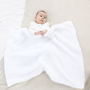 Newborn Double Thickened Lamb Fleece Blanket Spring and Autumn Children's Blanket Baby Blanket Outgoing Blanket Children's Nap Blanket