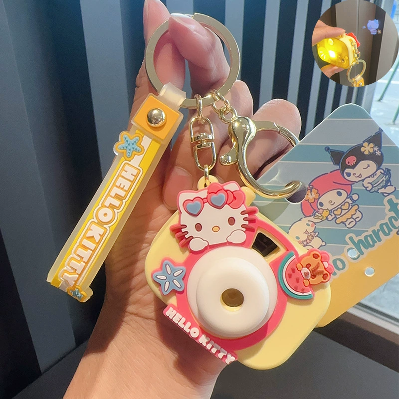 Плюшевый брелок Sanrio Hello Kitty, оригинал, мягкая подвеска 11×7.5 см, коллекционный талисман