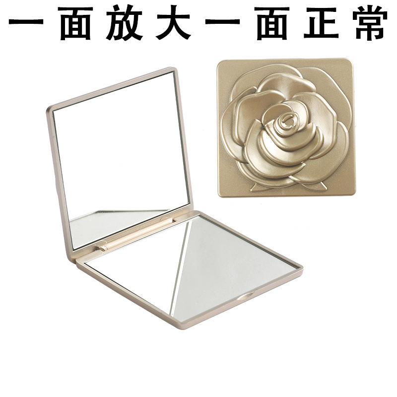 小型携帯ミラー ミニ化粧鏡 小型 高画質 シンプル 学生向け 携帯ギフト 手持ち 化粧直し ポケットミラー|undefined