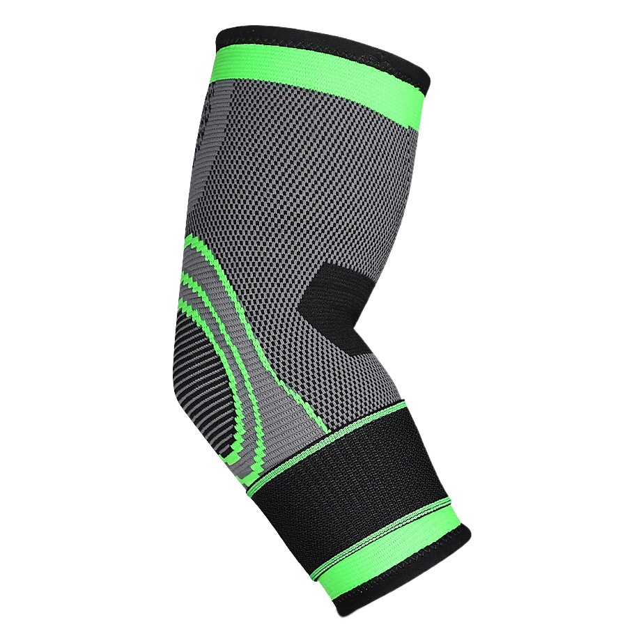 Correas de compresión deportivas para levantamiento de pesas, fitness, soporte de codo transpirable de punto, protector de codo de compresión transpirable.