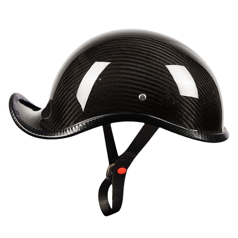 Comercio exterior casco transfronterizo motocicleta casco de fibra de carbono masculino Harley Scoop casco femenino retro motocicleta medio casco verano