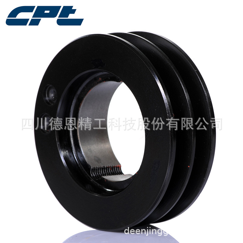 CPT 欧标皮带轮SPA160-02-2012节径160双槽适配锥套2012