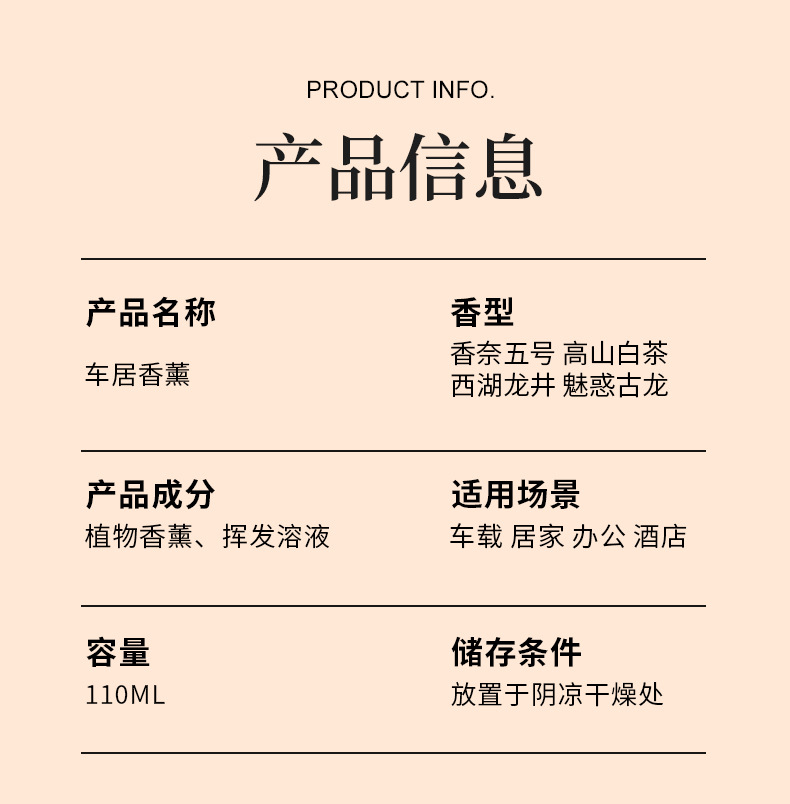 Car Aromatherapy High-End Car Perfume Car Light Aromatherapy Home High-End Plant Perfume Ornaments Fragrance Factory