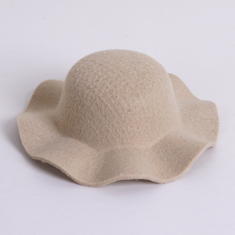 Labu nuevo sombrero de feltero abierto sombrero de cúpula sombrero accesorios de moda sombrero mini sombrero muñeca