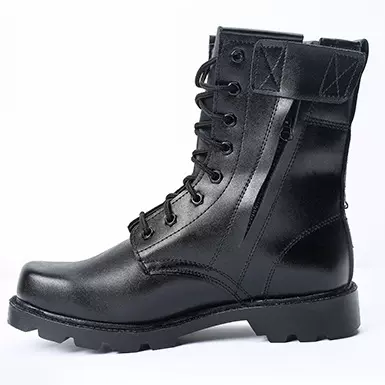 冬季户外黑色特训靴军迷透气作战靴保安作战靴作训鞋子保安鞋子
