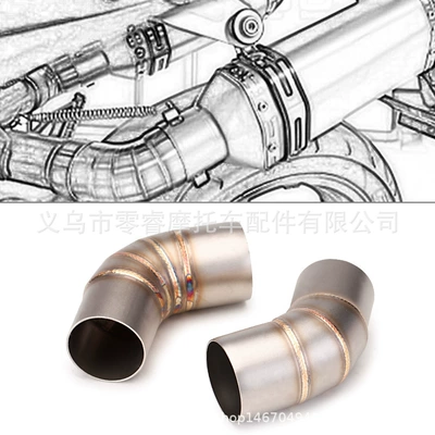 Motorcycle sports car modified exhaust is suitable for Ducati 1 100 696 796 795 exhaust pipe middle section