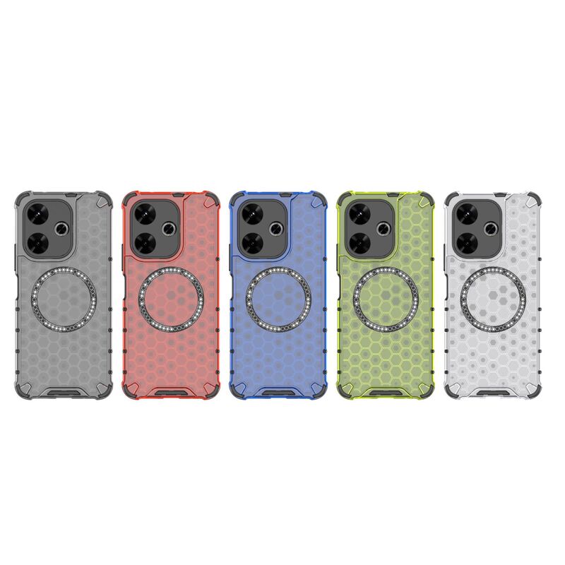 Suitable for millet 14T honeycomb magnetic mobile phone case red rice K80/15Pro anti-fall note14pro protective case