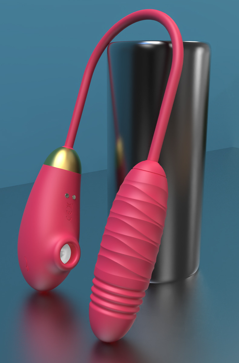 Nieuw grensoverschrijdend privémodel Qin Guo Vrouwelijk Zuigen Likken Telescopische Vibrator Inbrengen Direct Orgasme Masturbator_voghion.com