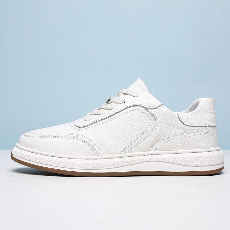 Leather casual trend white sports universal shoes for leisure