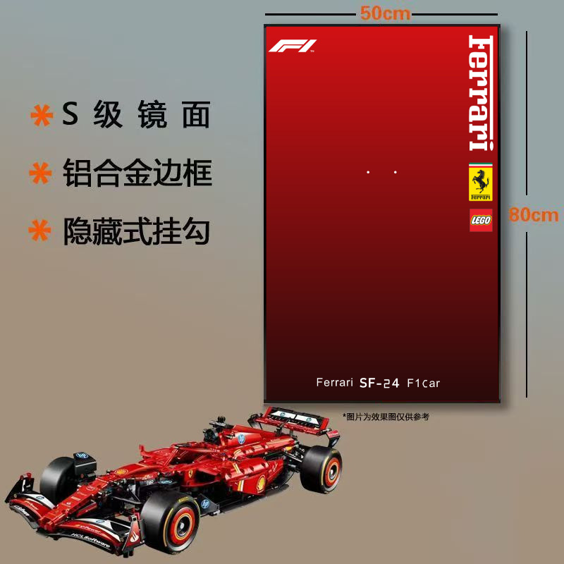 厚さ3.5CMの最新製品は、レゴ壁掛けビルディングブロックディスプレイフォトフレーム、メルセデスベンツAMGポルシェ吊り下げ額縁と互換性があります。