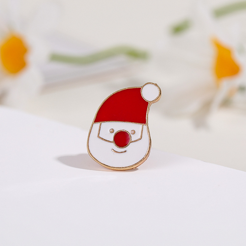 Cartoon Style Santa Claus Alloy Enamel Unisex Brooches display picture 4