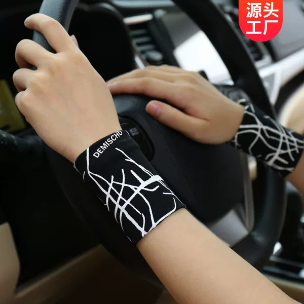 Factory direct summer thin cotton wrist guard men's sports fitness wrist guard women's sunscreen scar tattoo decoration wholesale