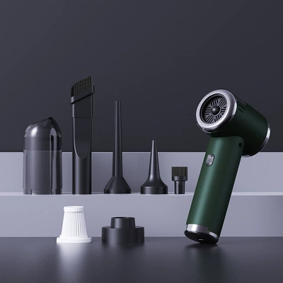 Cross-Border Multifunctional Wireless Car Tozsoranlar - 1756219-green-brushed-motor-5000pa