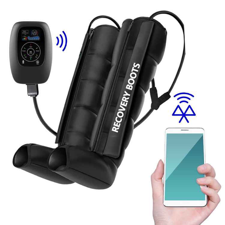Rehabilitación deportiva de cuatro cavidades de seis cavidades de onda de aire de múltiples partes de relajación muscular bolsa de aire masaje de piernas masaje eléctrico de piernas