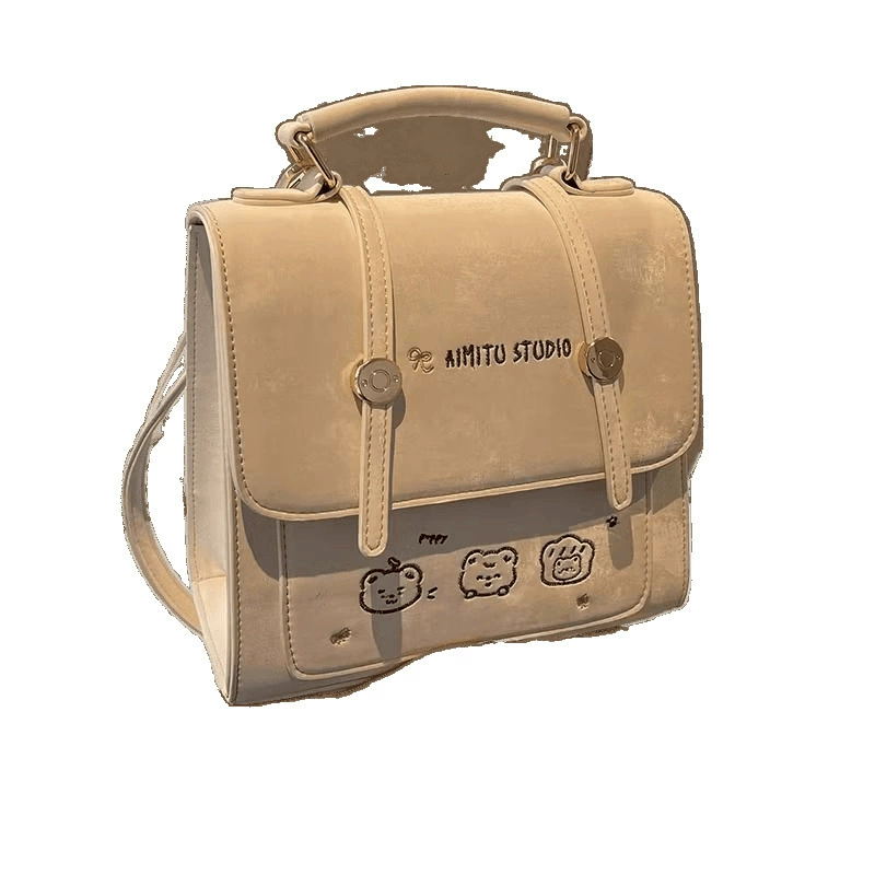 Universal trend handheld backpack for leisure, western style