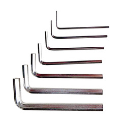 家用多功能內六角套裝扳手平頭六角扳手鍍鎳扳手加硬七件套