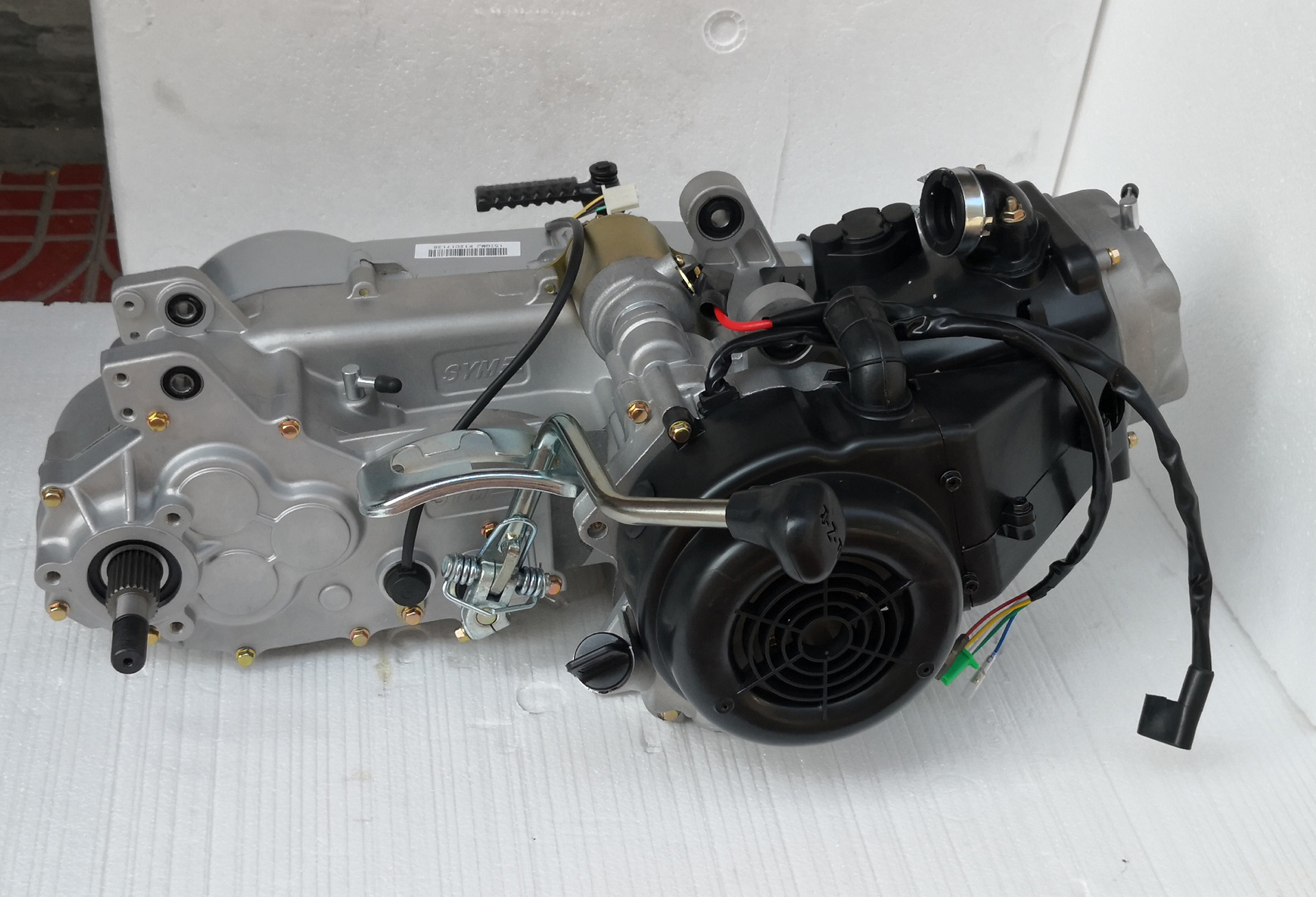 Jinlong Gy6200Cc Engine with Stepless Variable Speed Transmission (Cvt) and Reverse Gear for Beach Vehicles, Go-Karts, and Farm Vehicles, Gasoline Engine