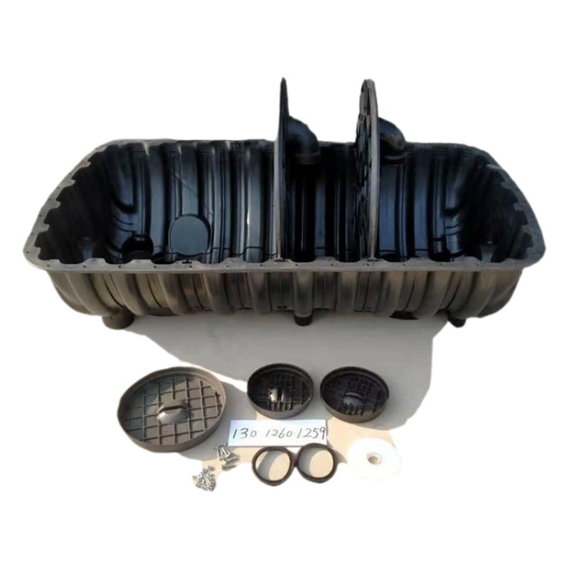 Трехсекционный септик для сельских районов, готовый к установке, из полиэтиленовых бочек, подземный, специально для переоборудования сельских туалетов.