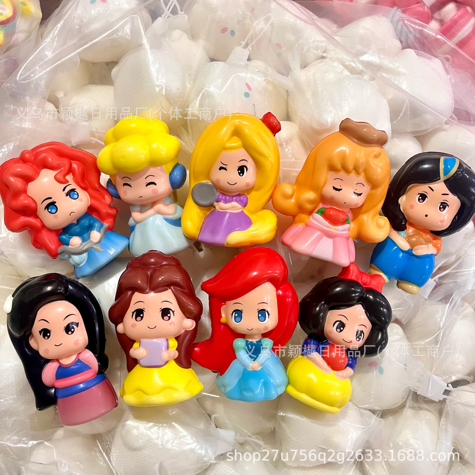 프린세스【11CM】다양한 혼합머리, 메쉬백