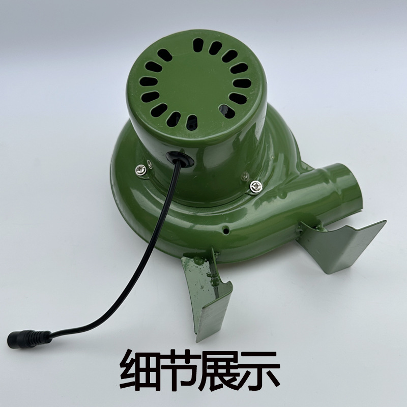 バッテリー DC 送風機屋外バーベキュー小型家庭用薪液化炉風ひょうたん送風機|undefined