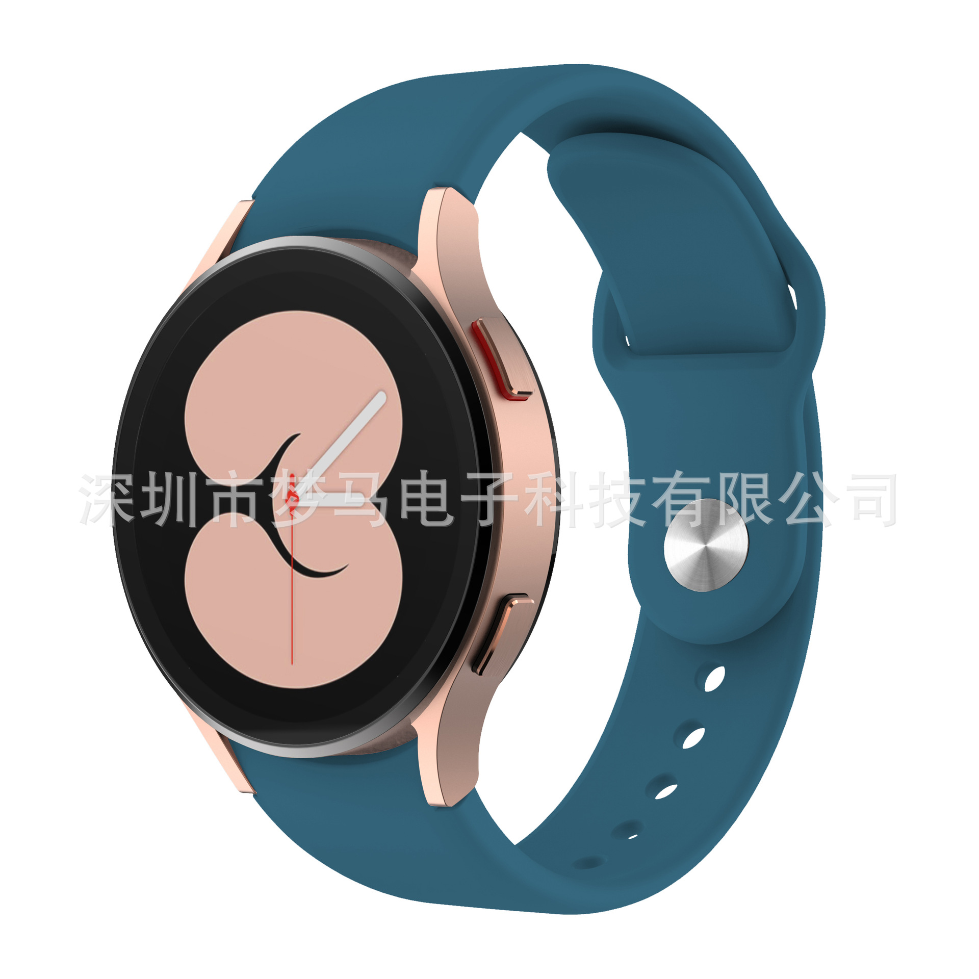 Correa de silicona con hebilla inversa para Samsung Galaxy Watch7, compatible con Watch56classic, correa con hebilla Nike