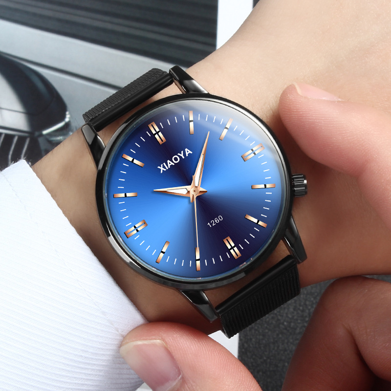 Dropshipping Men's Watch Waterproof Fashion New Model Korean Style Simple Women's Watch Forest Style Student Couple Watch-1