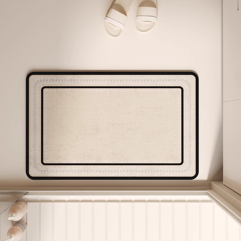 검정색과 흰색 선 기하학적 직사각형 둥근 모서리