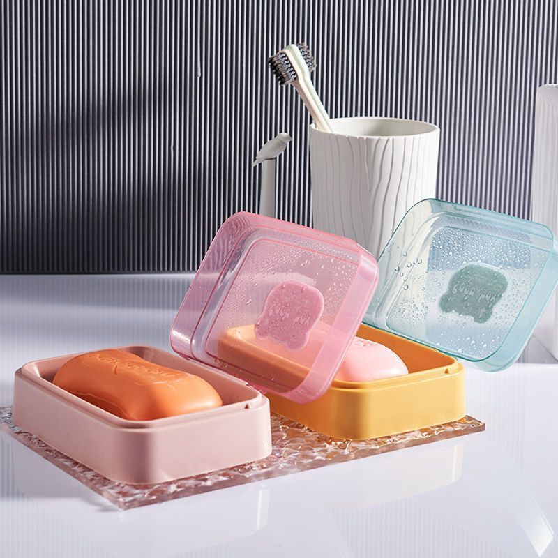 石けんケース蓋付き浴室アスファルト大サイズシンプルなアニメ学生寮トイレ石けんケースメーカー卸売り|undefined