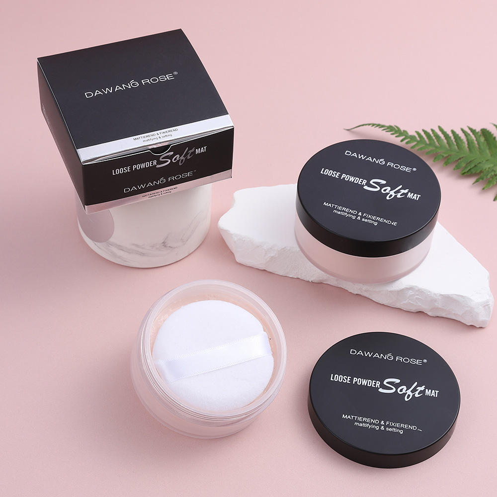 Natural Powerful Setting Powder Loose Oil Controlling Matte Long Lasting Cosmetic Glitter_voghion.com